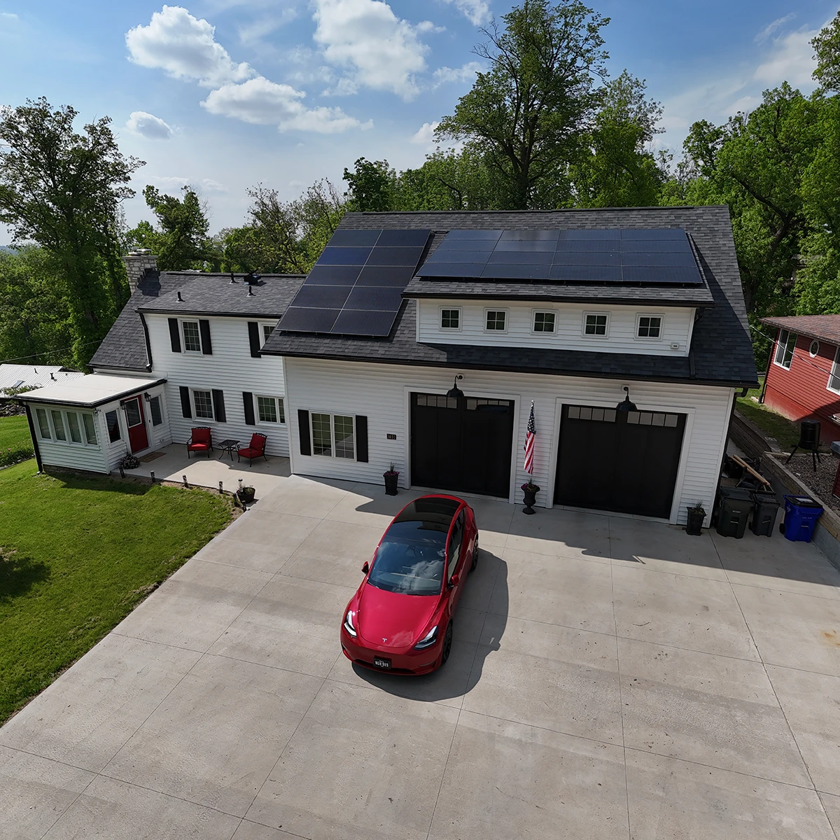 Solar Panels on Roof